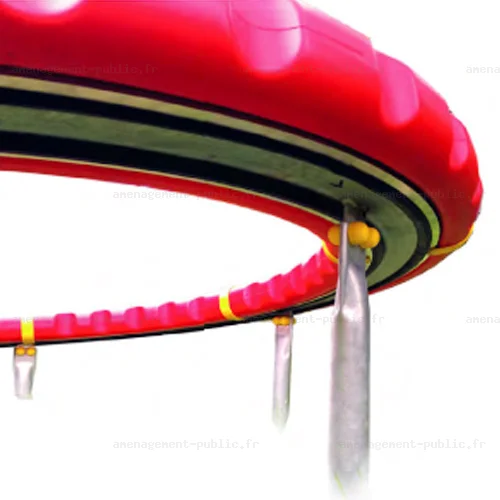 Structure de jeux dynamique pour aires de jeux extérieurs 